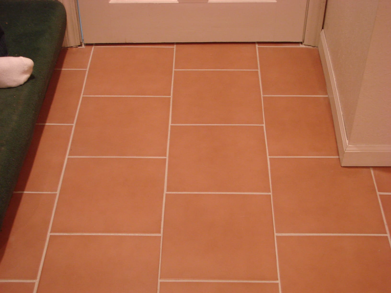 After: Floor Grout Color Sealing