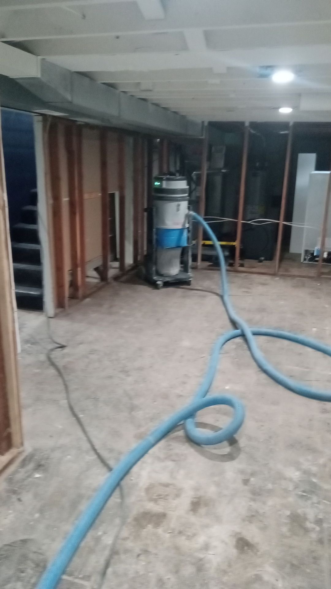Before: Basement Concrete Polishing