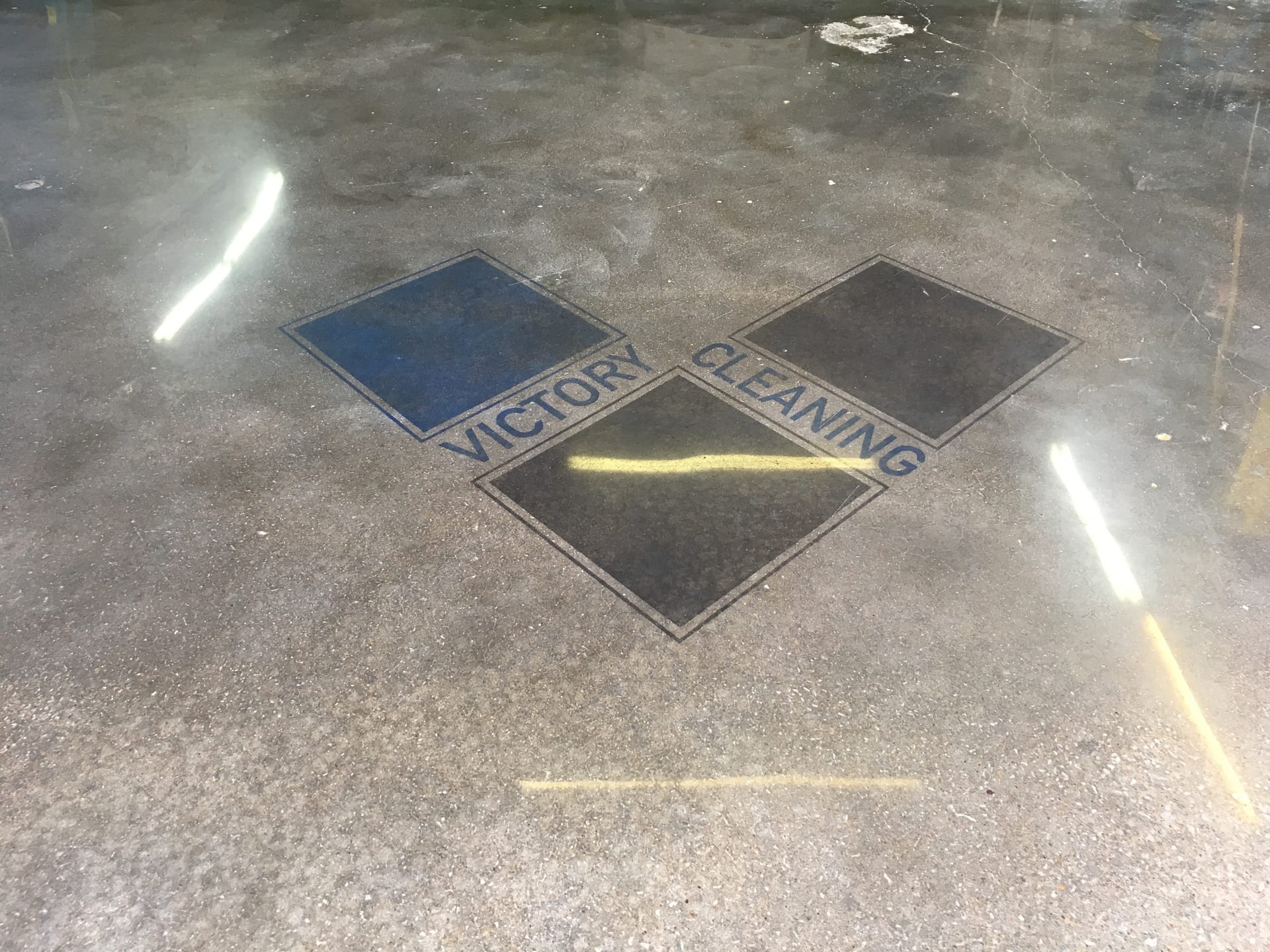 Before: Metallic Epoxy Floor
