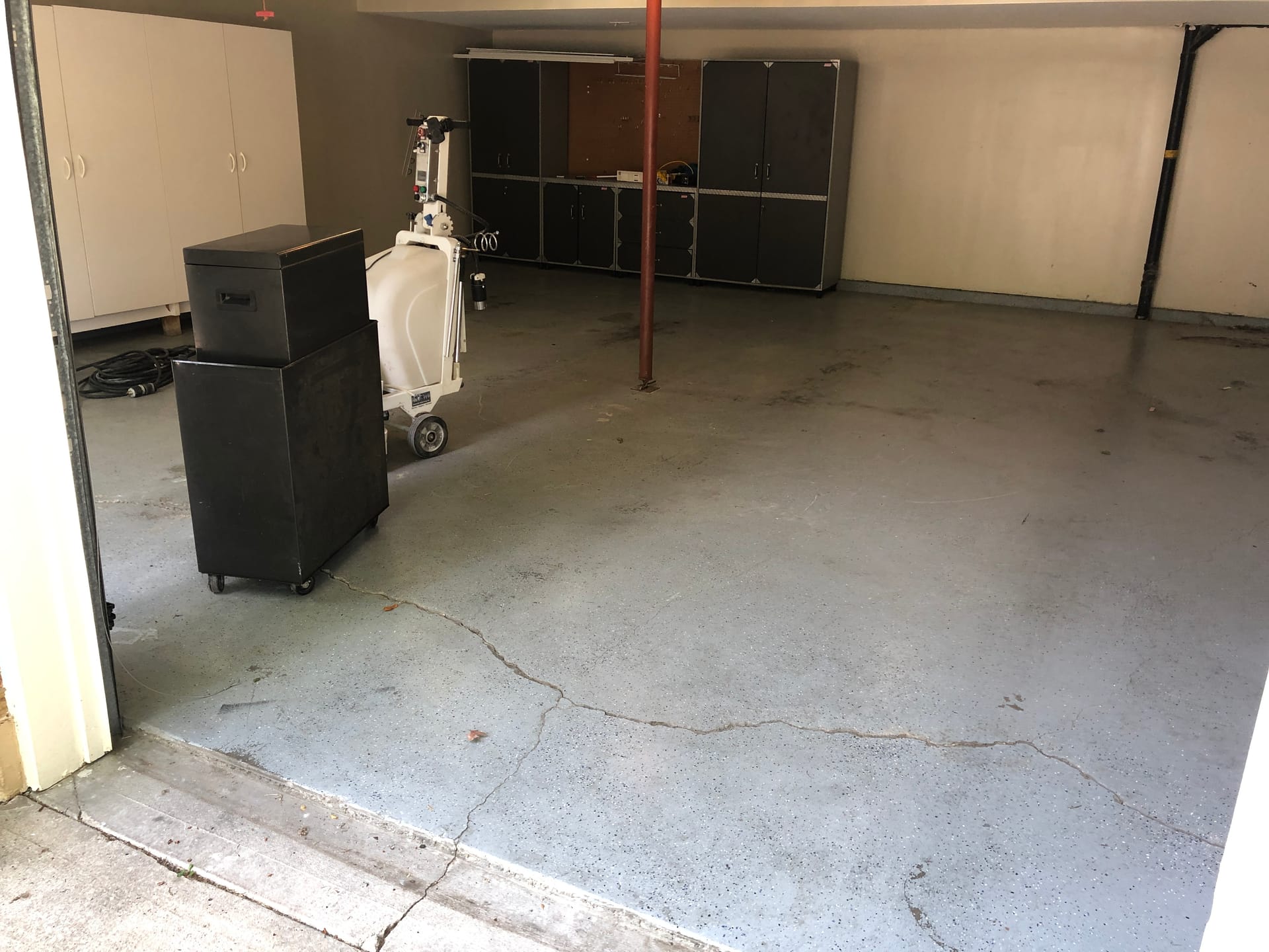 After: Three-Car Garage Epoxy
