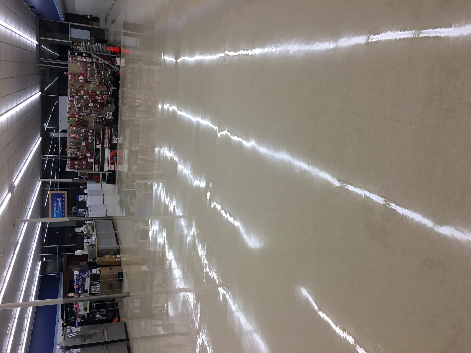 After: VCT Floor Restoration